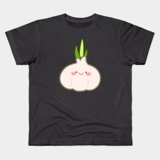 Kawaii Cute Garlic Kids T-Shirt